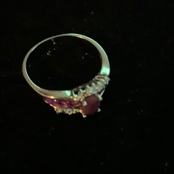COPY - Ring Ruby 925 Sterling Silver - Picture 4 of 7
